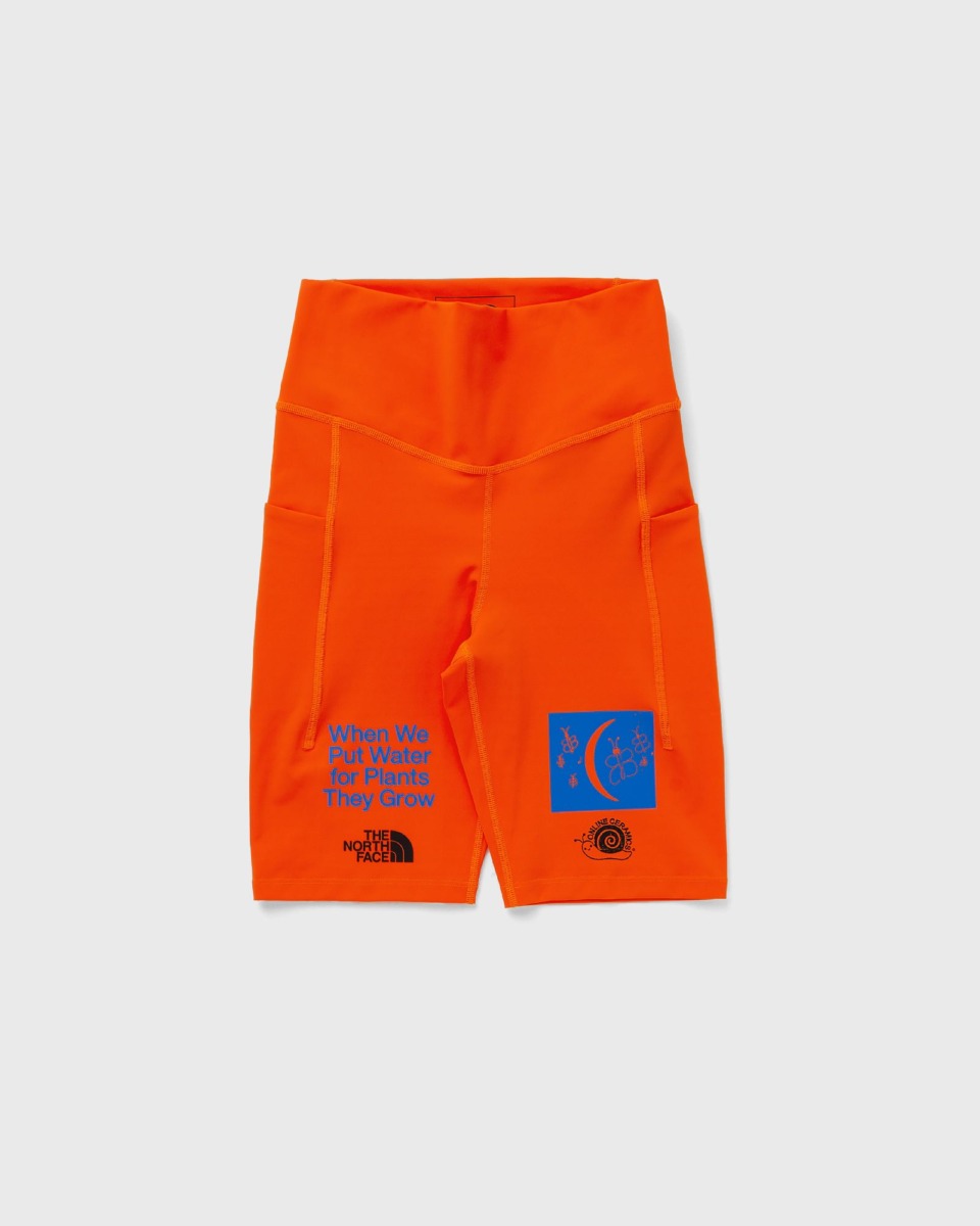 Bstn Ladies Biker Shorts in Orange by The North Face GOOFASH