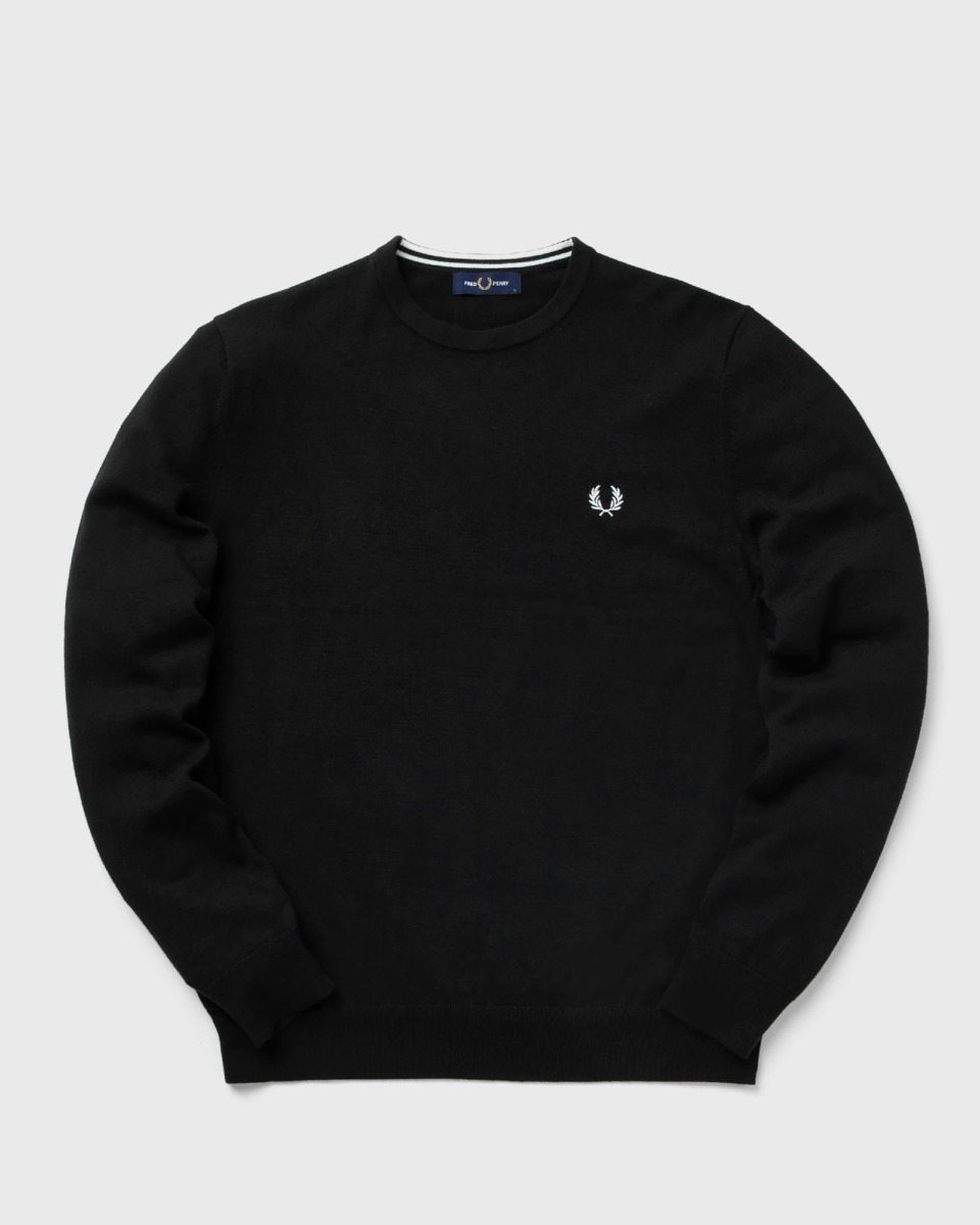 Bstn Men's Black Jumper from Fred Perry GOOFASH