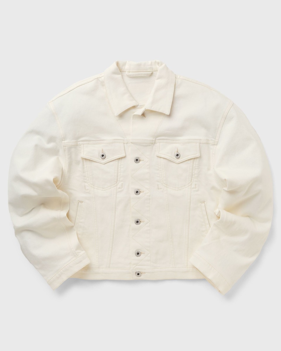 Bstn - Mens Denim Jacket White GOOFASH