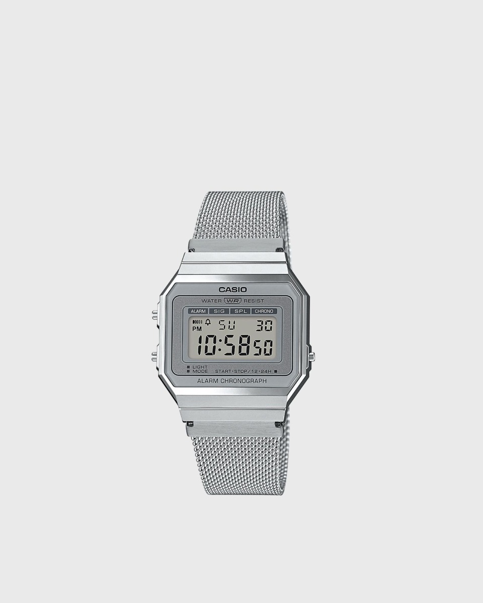 Bstn - Mens Silver Watch from Casio GOOFASH