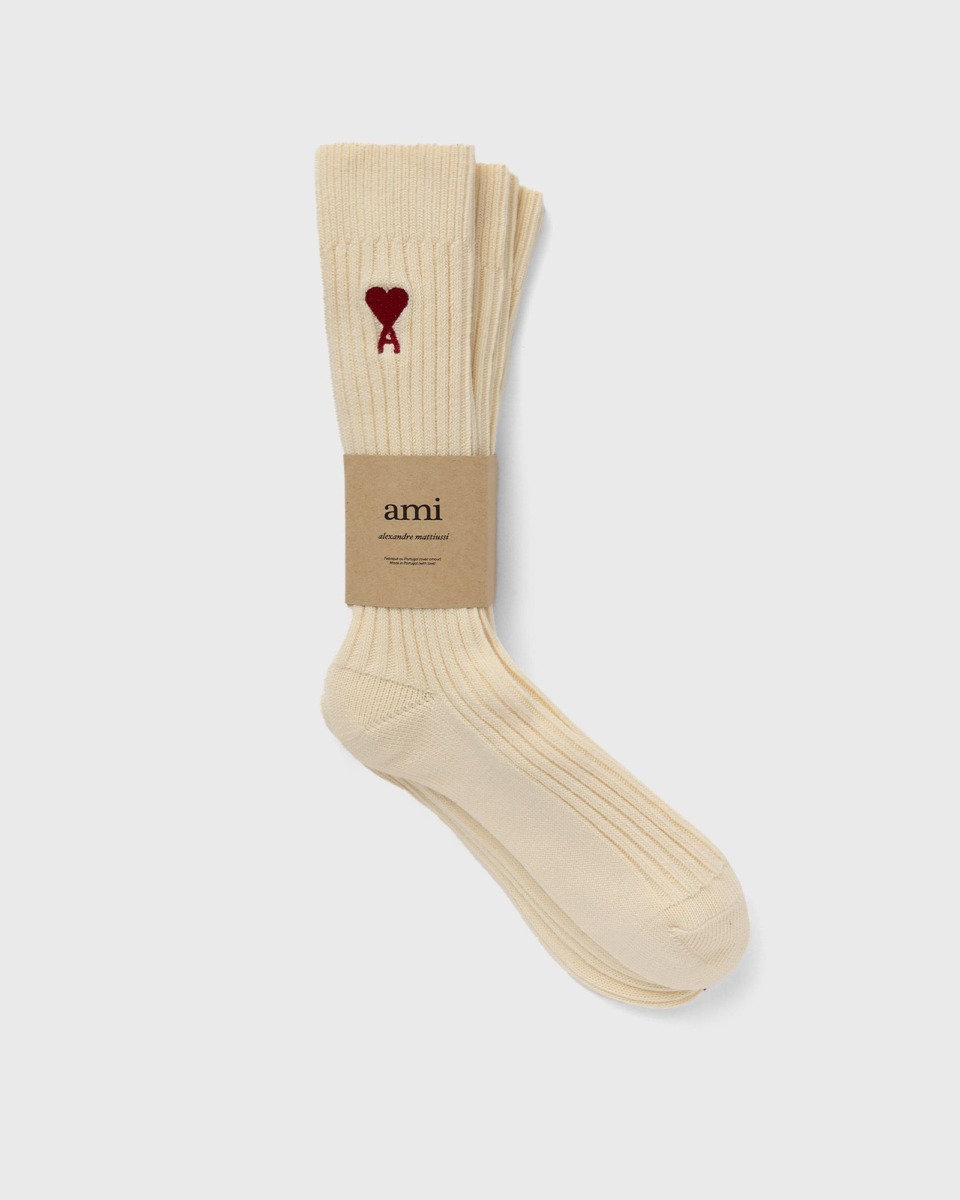 Bstn - Men's Socks in White Ami Paris GOOFASH