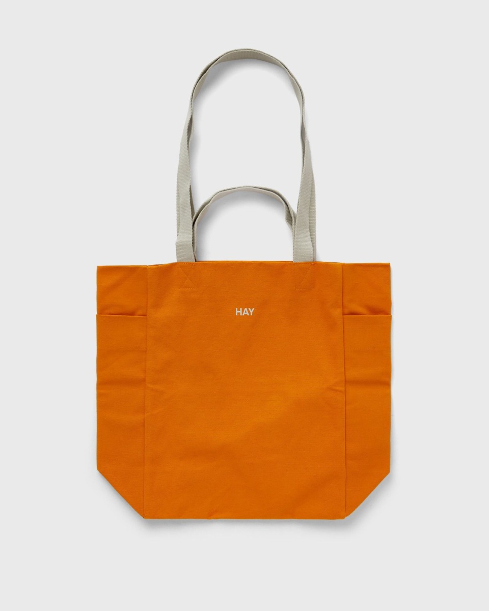 Bstn - Orange Tote Bag - Hay - Men GOOFASH
