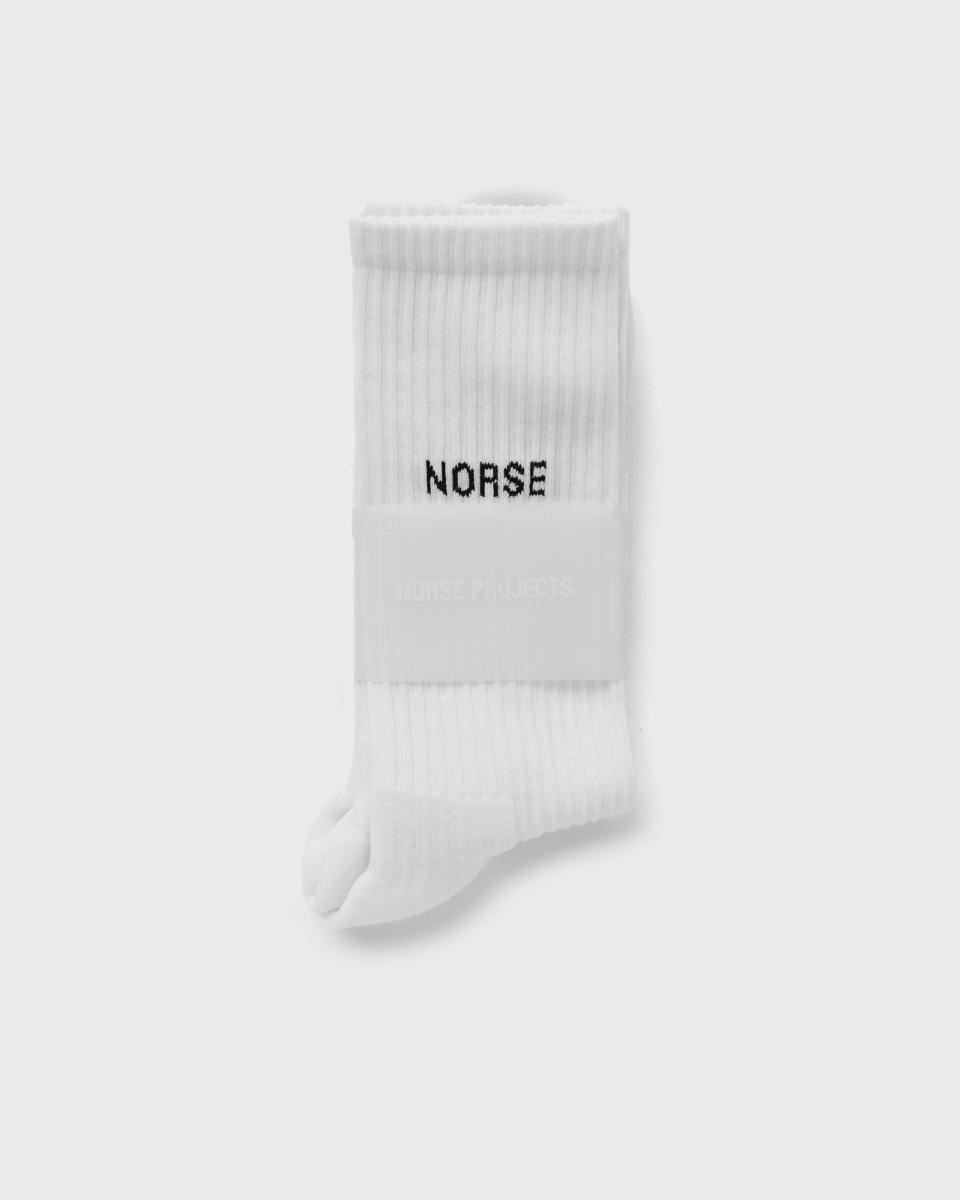 Bstn Socks in White - Norse Projects GOOFASH