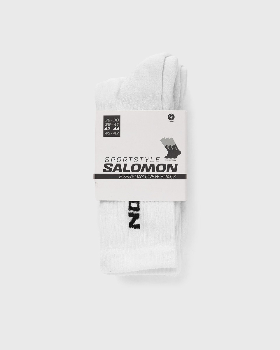 Bstn White Men's Socks Salomon GOOFASH