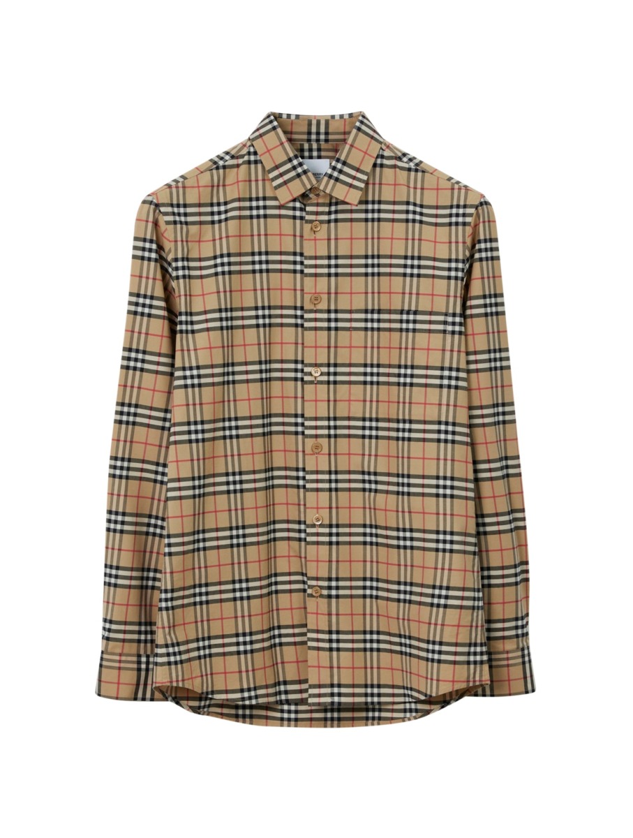 Burberry Mens Checked Shirt by Suitnegozi GOOFASH