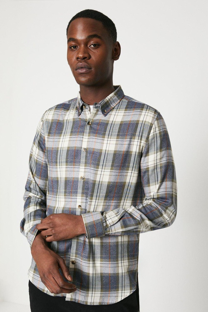 Burton - Blue Men Shirt GOOFASH