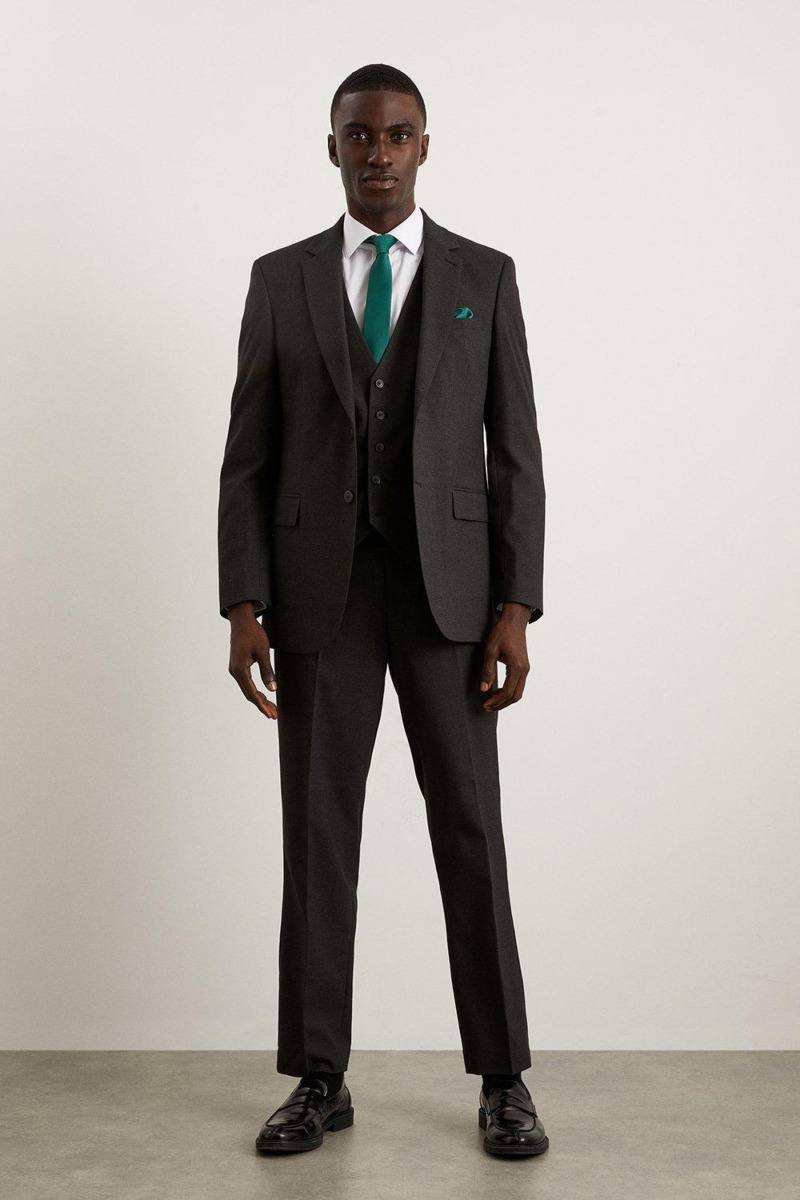 Burton Grey Men Suit Trousers GOOFASH