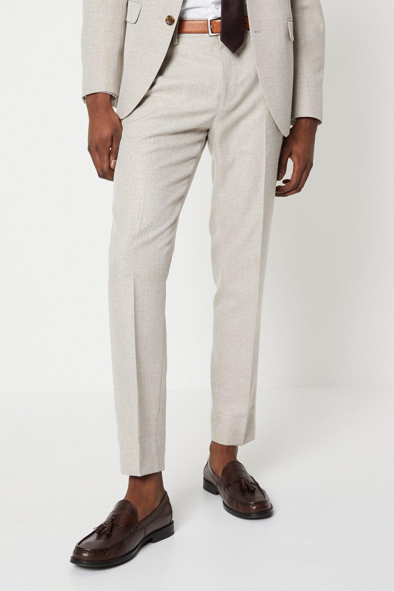 Burton - Ivory - Suit Trousers GOOFASH