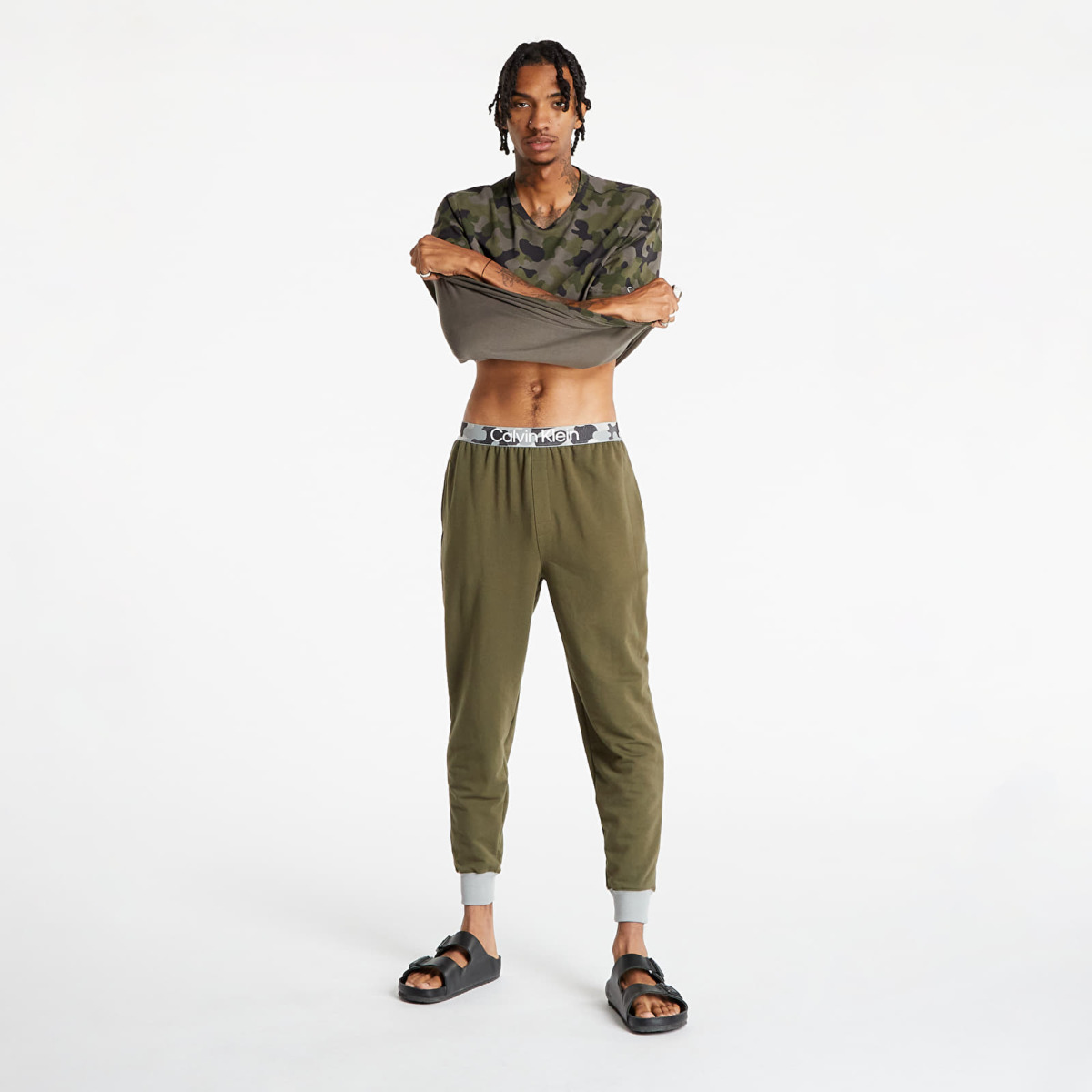 Calvin Klein - Joggers Green Footshop Gents GOOFASH