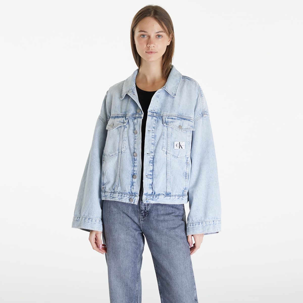 Calvin Klein Women Denim Jacket Blue at Footshop GOOFASH