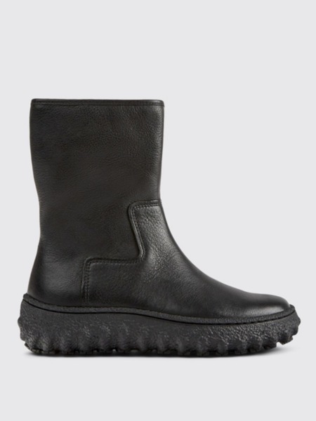 Camper Flat Boots in Black for Woman at Giglio GOOFASH