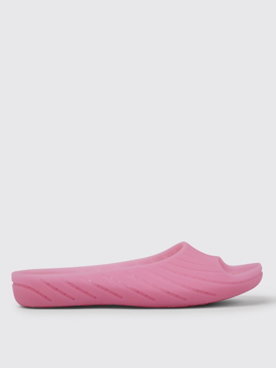 Camper Women Flat Sandals in Pink - Giglio GOOFASH