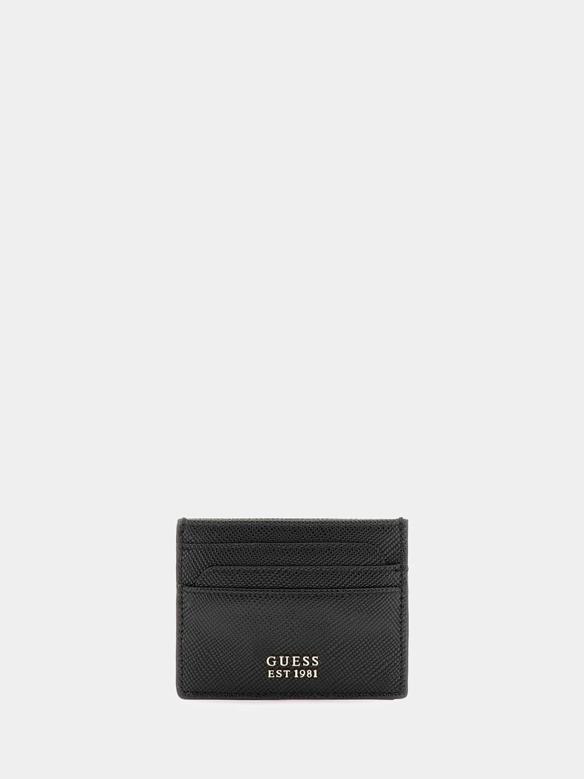 Card Holder in Black - Guess Woman GOOFASH
