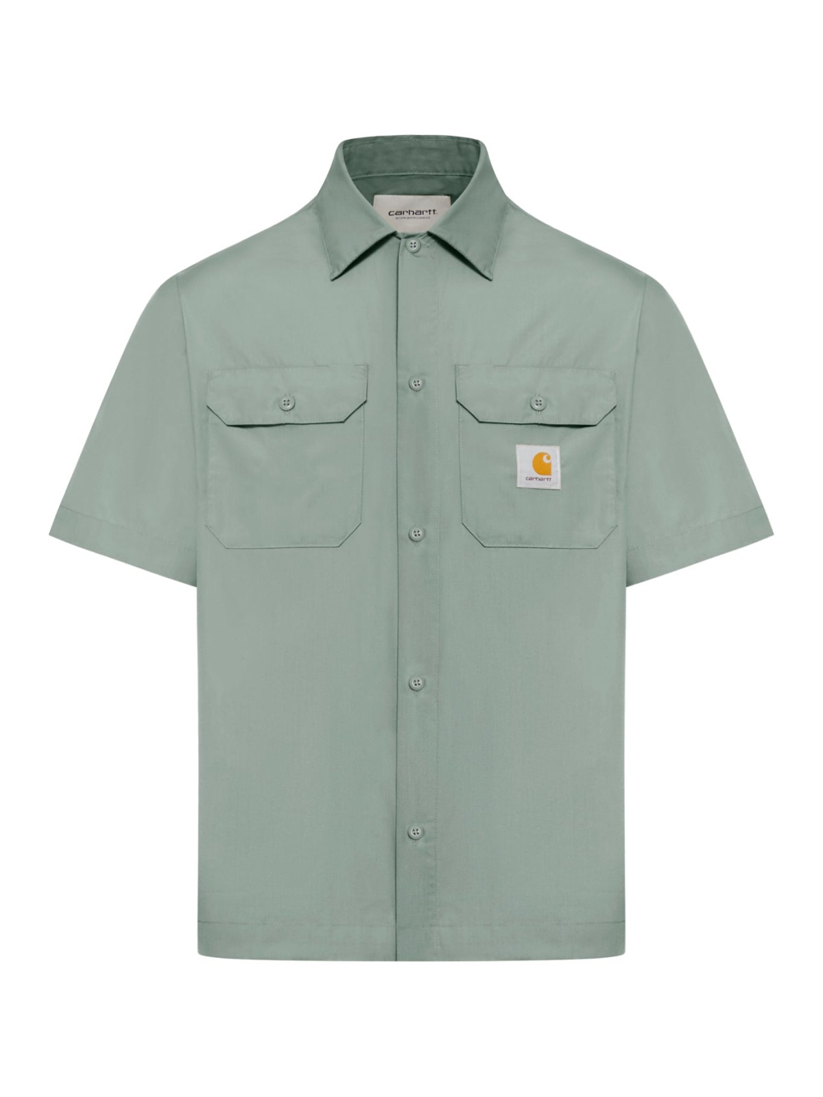 Carhartt Mens Short Sleeve Shirt Green by Suitnegozi GOOFASH