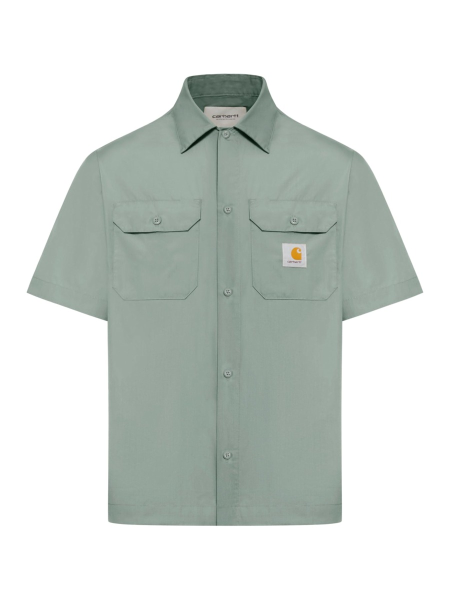 Carhartt Mens Short Sleeve Shirt Green by Suitnegozi GOOFASH