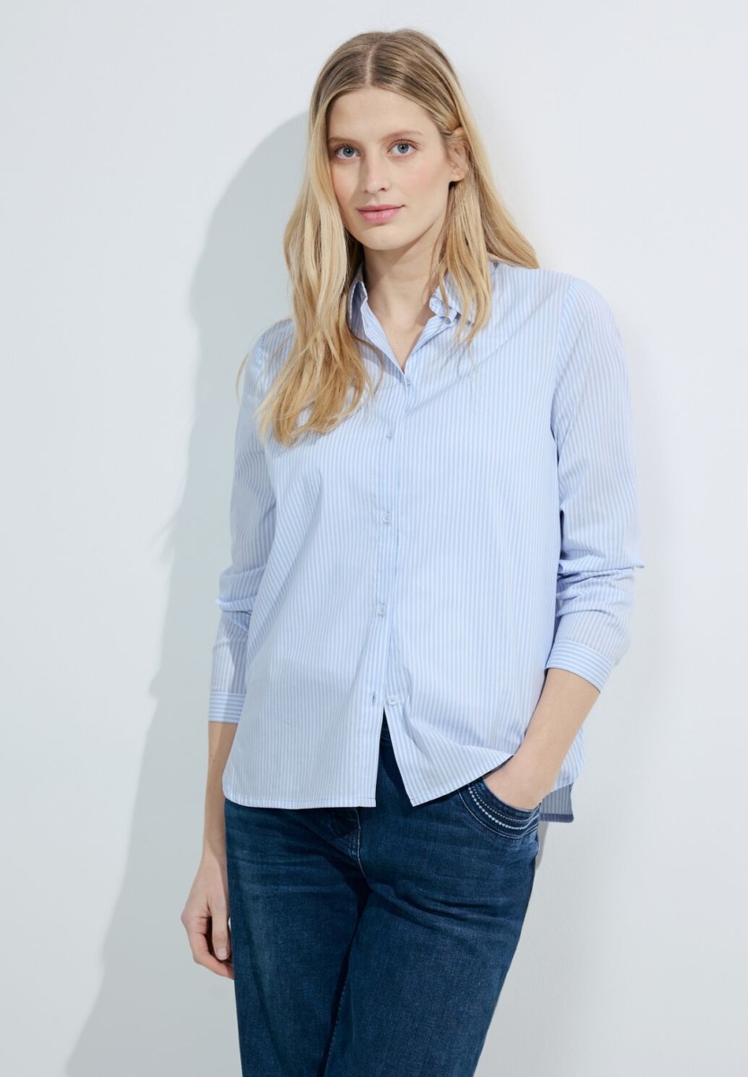 Cecil Blouse in Blue GOOFASH