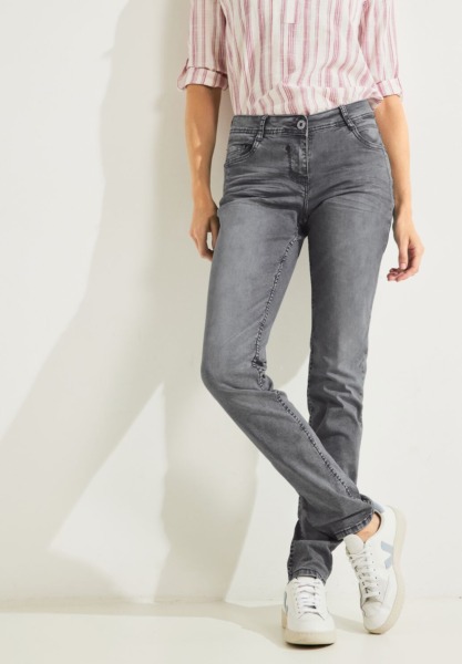 Cecil - Grey Women's Jeans GOOFASH