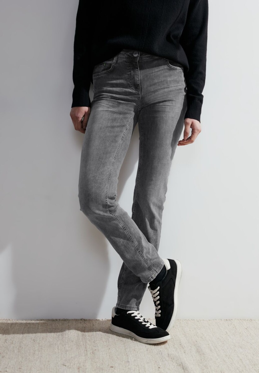Cecil Ladies Jeans Grey GOOFASH