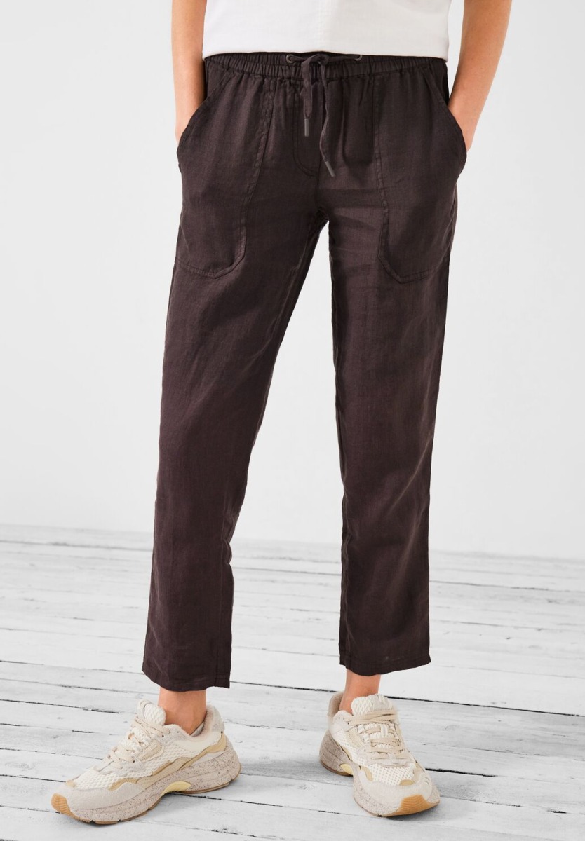 Cecil - Ladies Trousers in Brown GOOFASH