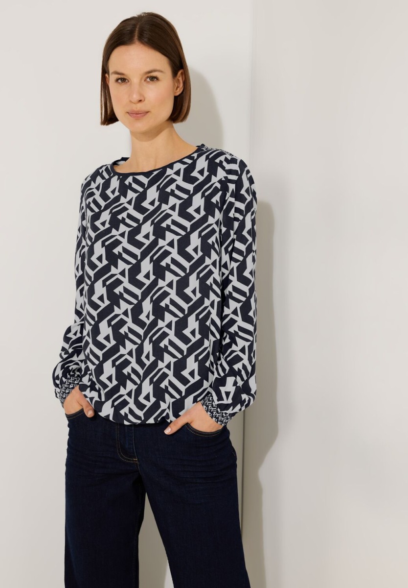 Cecil Lady Blouse in Blue GOOFASH