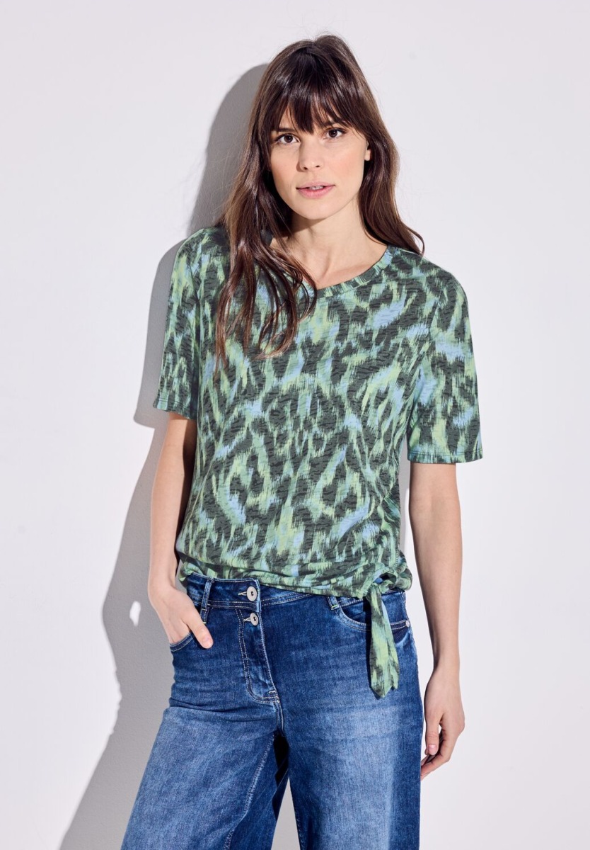 Cecil Lady T-Shirt in Green GOOFASH