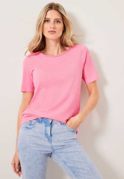 Cecil - Pink T-Shirt - Women GOOFASH