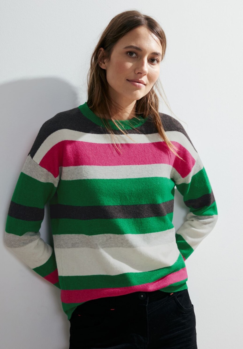 Cecil - Sweater Green - Women GOOFASH