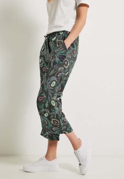 Cecil - Trousers Green Woman GOOFASH