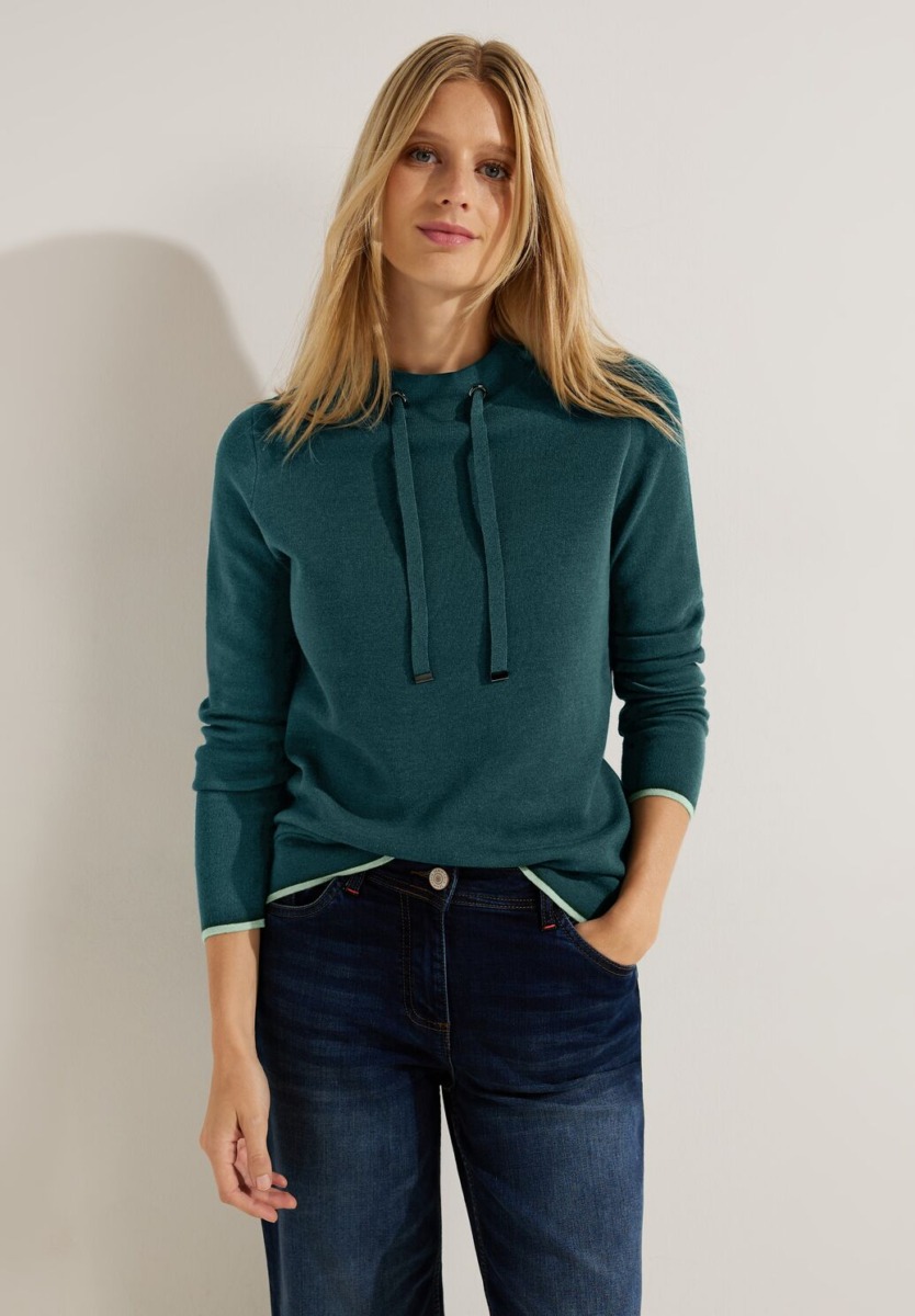Cecil - Woman Sweater Green GOOFASH