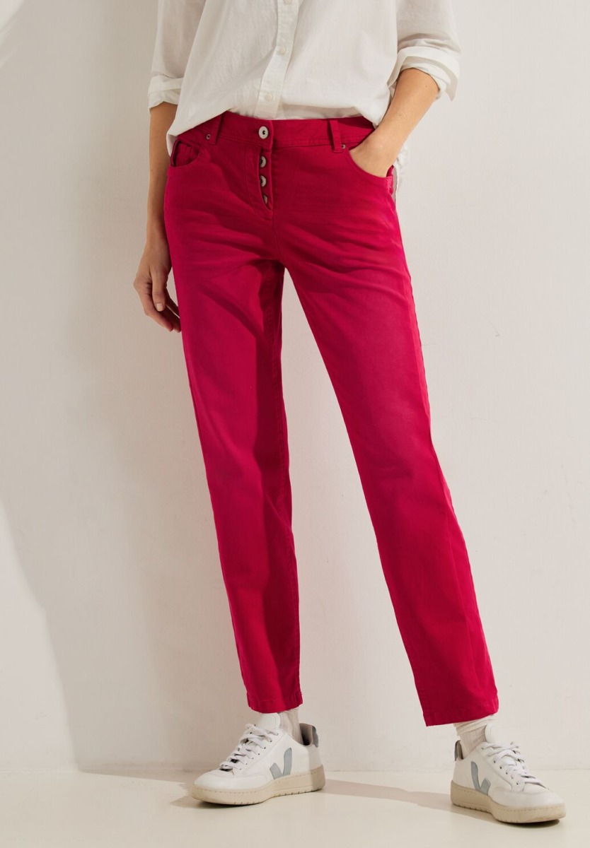 Cecil - Woman Trousers Red GOOFASH