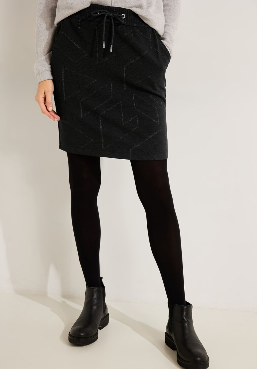 Cecil - Women's Black Skirt GOOFASH
