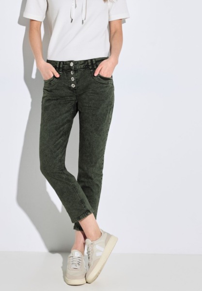 Cecil - Womens Trousers in Green GOOFASH