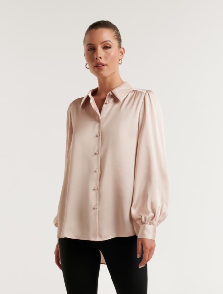 Champagne Blouse Ever New Woman GOOFASH