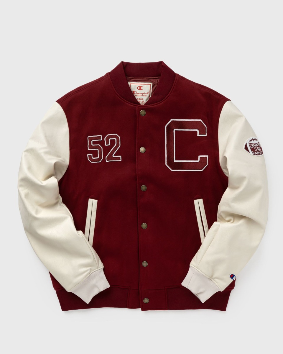 Champion - Bomber Jacket Red for Man by Bstn GOOFASH