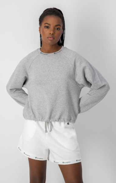 Champion Woman Sweatshirt Grey GOOFASH