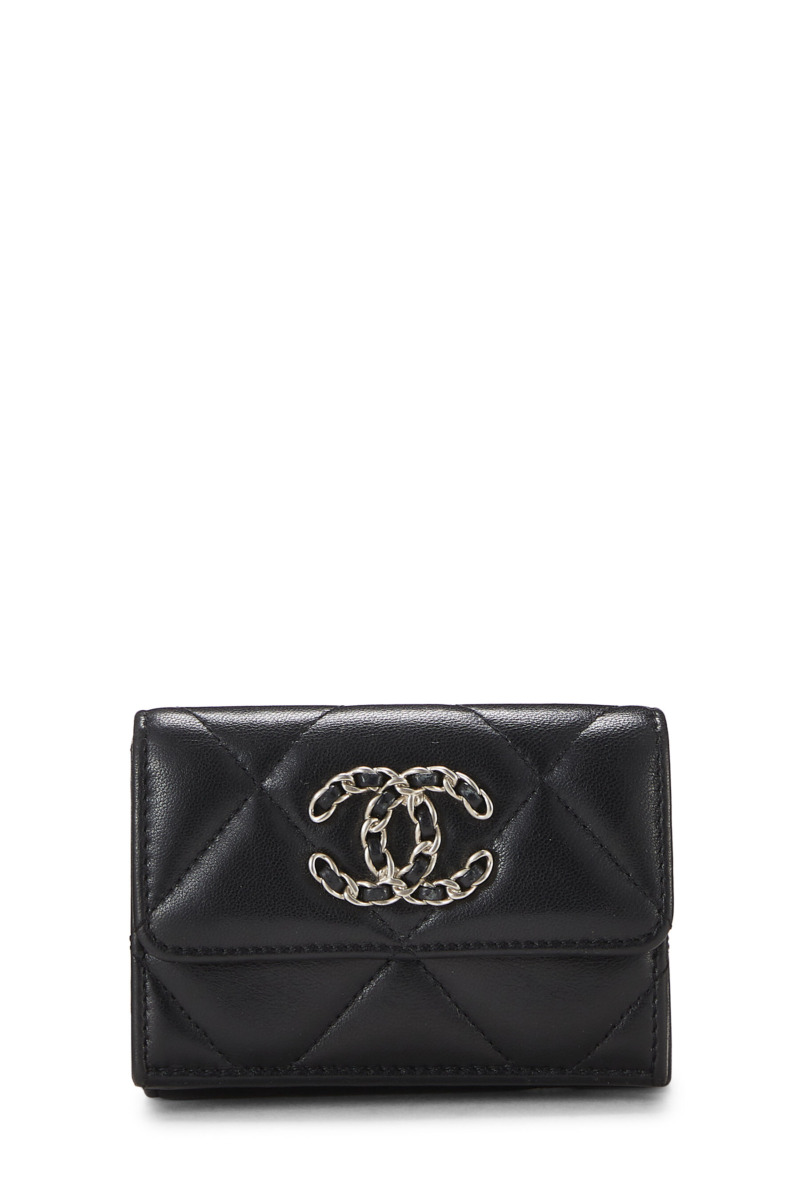 Chanel Lady Wallet Black WGACA GOOFASH