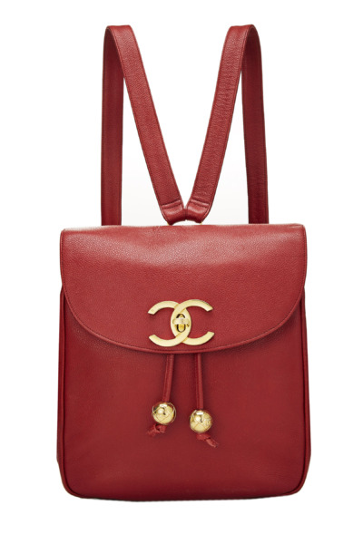 Chanel Red Ladies Backpack WGACA GOOFASH