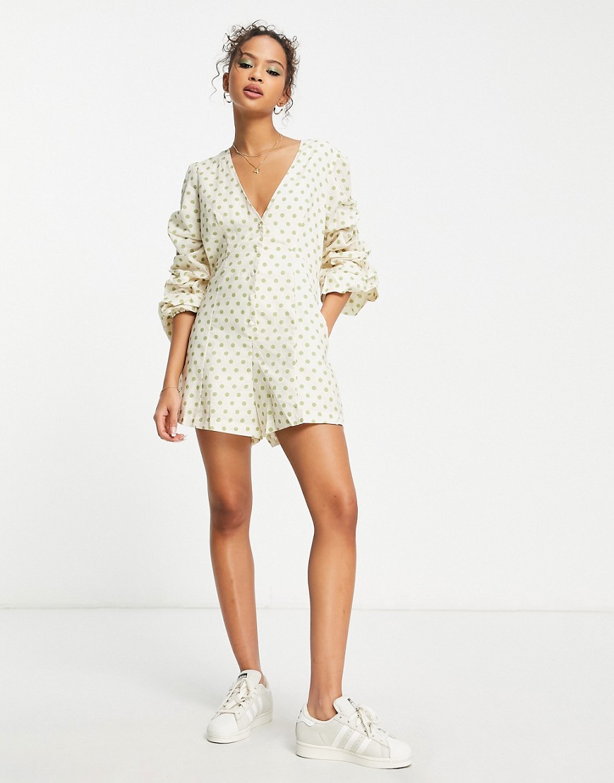 Charlie Holiday Romper Ivory for Woman from Asos GOOFASH