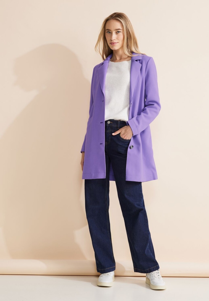 Coat Purple for Woman from Street One GOOFASH