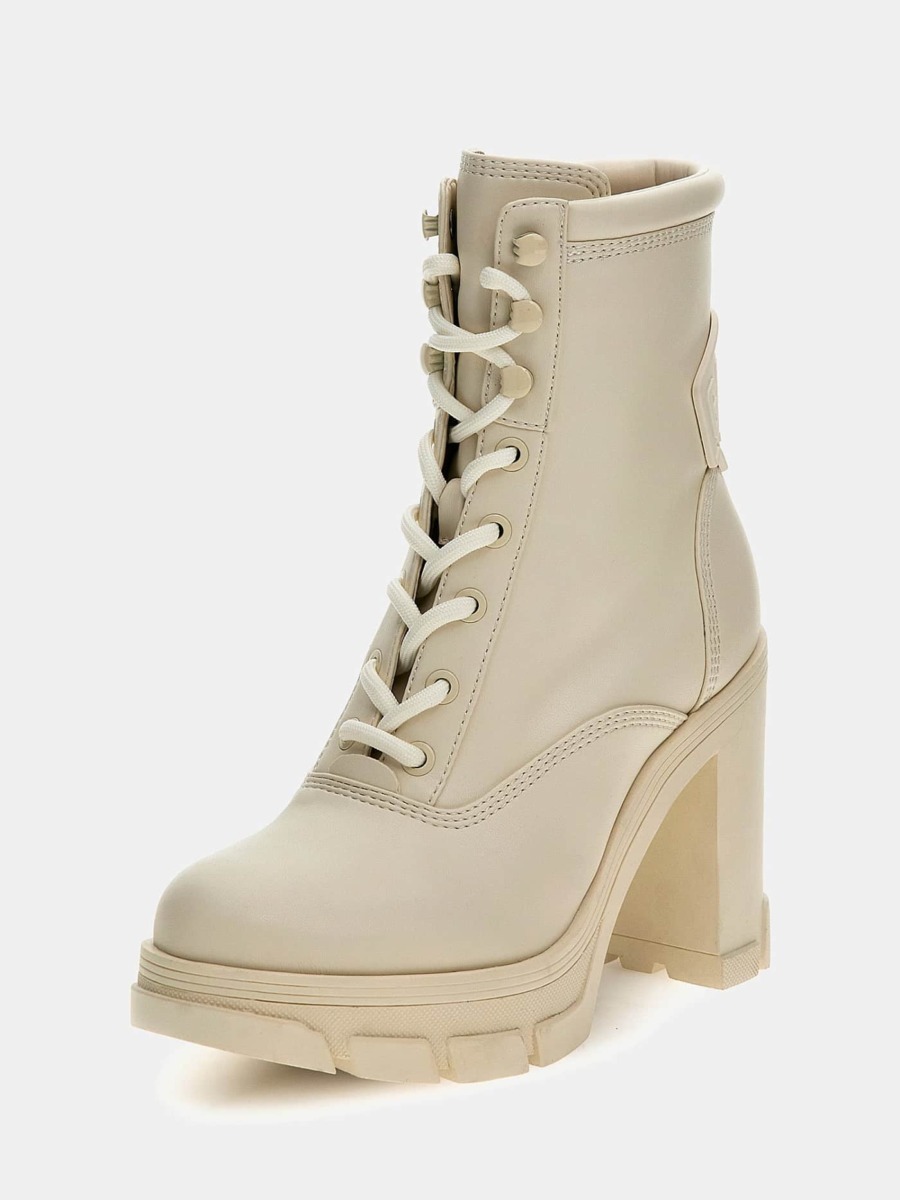 Cream Boots for Women from Guess GOOFASH
