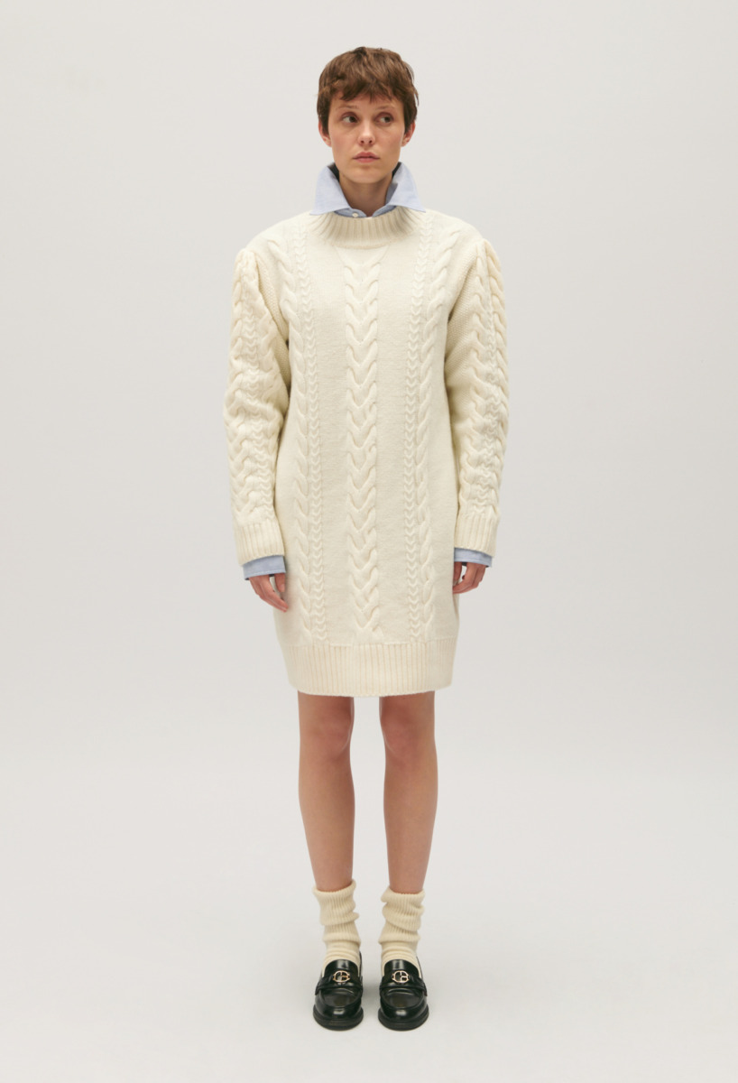 Cream Ladies Knitwear Claudie Pierlot GOOFASH
