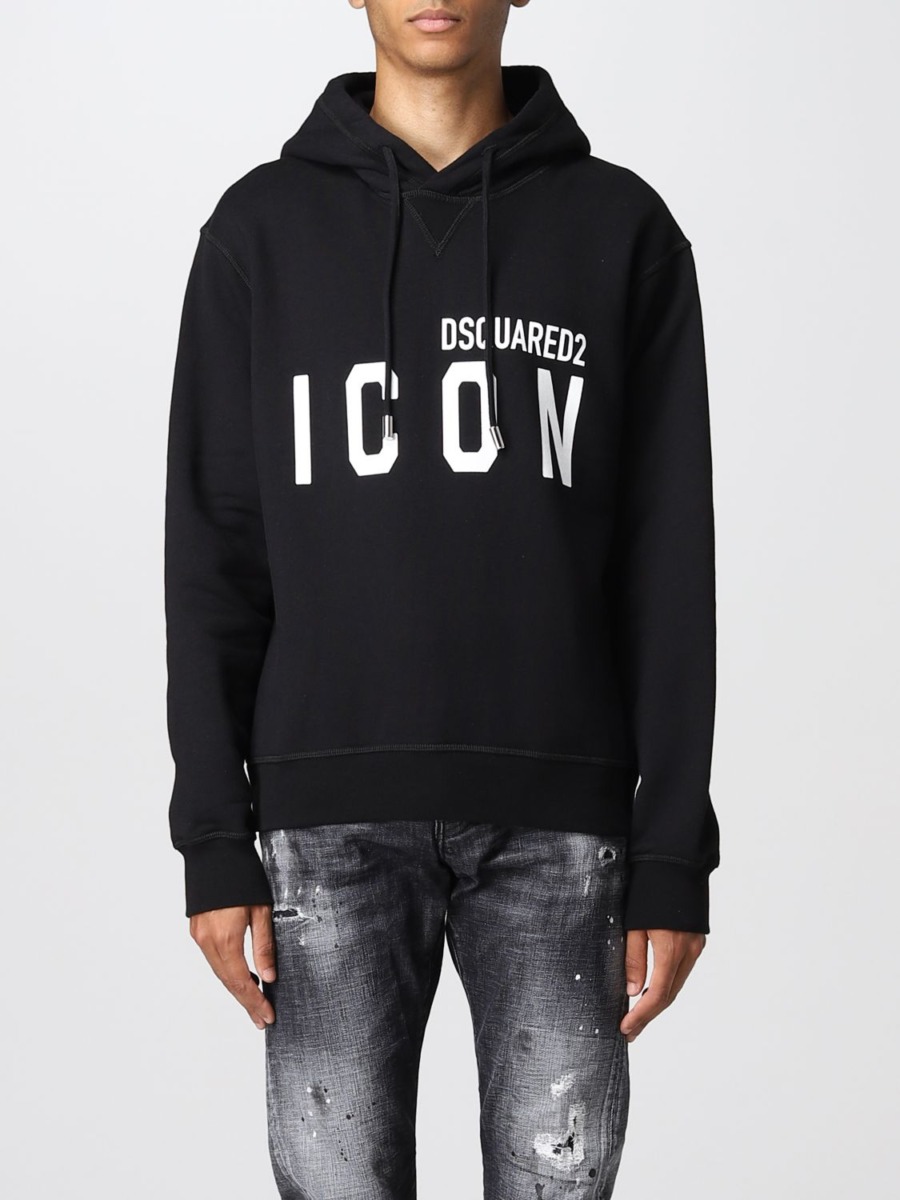 Dsquared2 Jumper Black for Man at Giglio GOOFASH