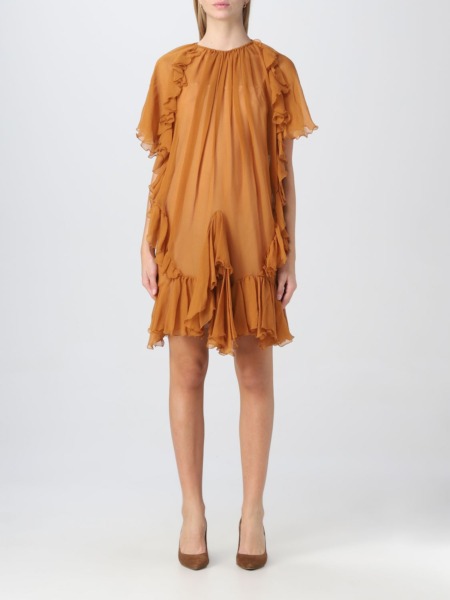 Dsquared2 Orange Dress for Women from Giglio GOOFASH
