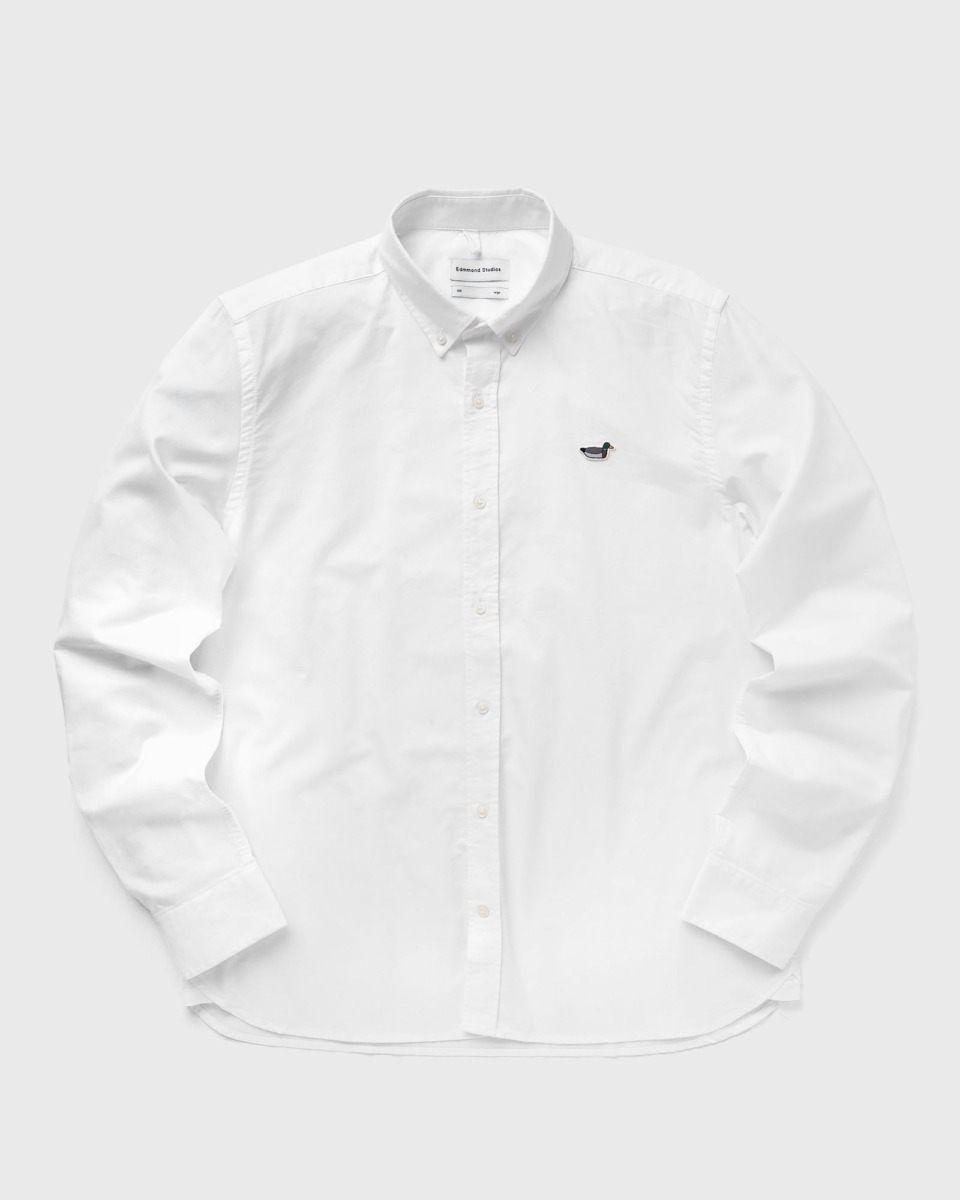 Edmmond Studios Men's Shirt in White Bstn GOOFASH