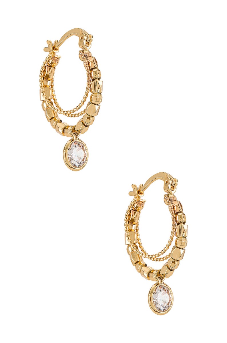 Ettika Women Earrings in Gold from Revolve GOOFASH