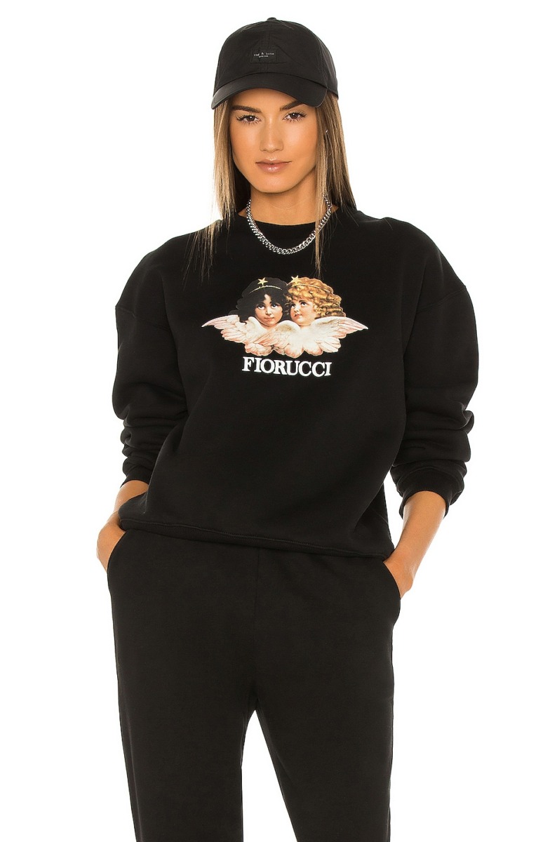 Fiorucci Sweatshirt Black for Woman by Revolve GOOFASH