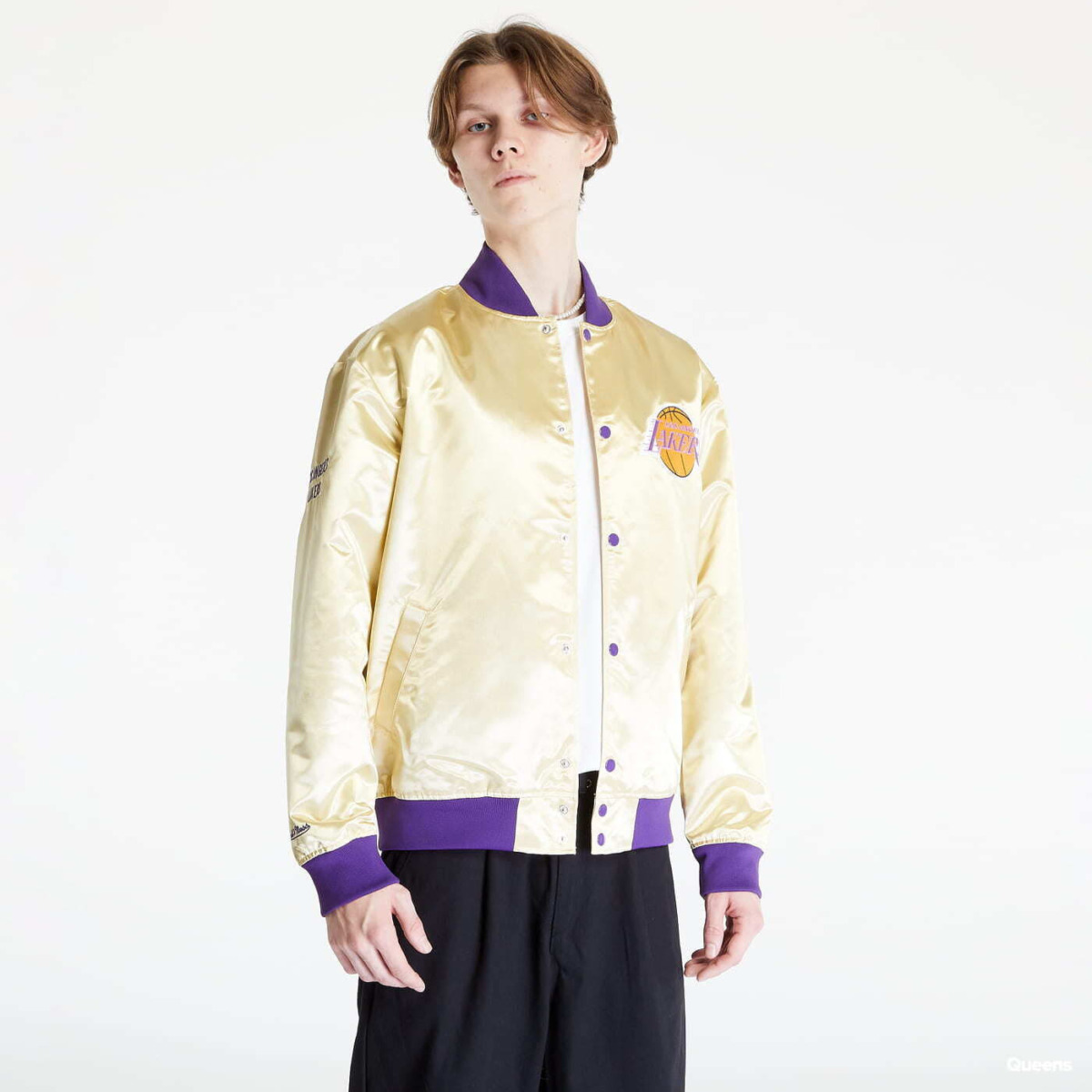 Footshop Gold Jacket for Men from Mitchell & Ness GOOFASH