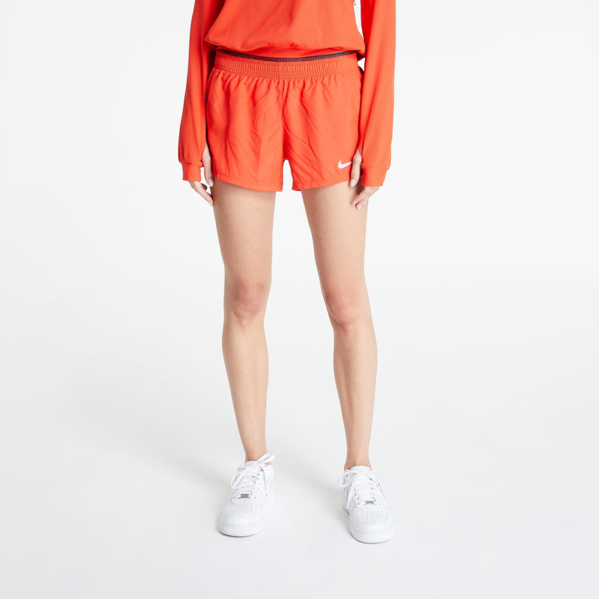 Footshop - Woman Shorts Orange Nike GOOFASH