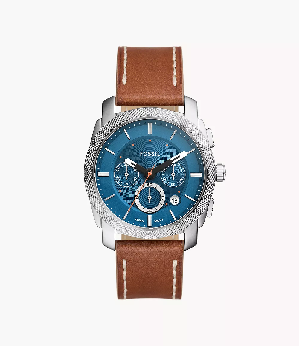 Fossil - Man Chronograph Watch in Brown GOOFASH