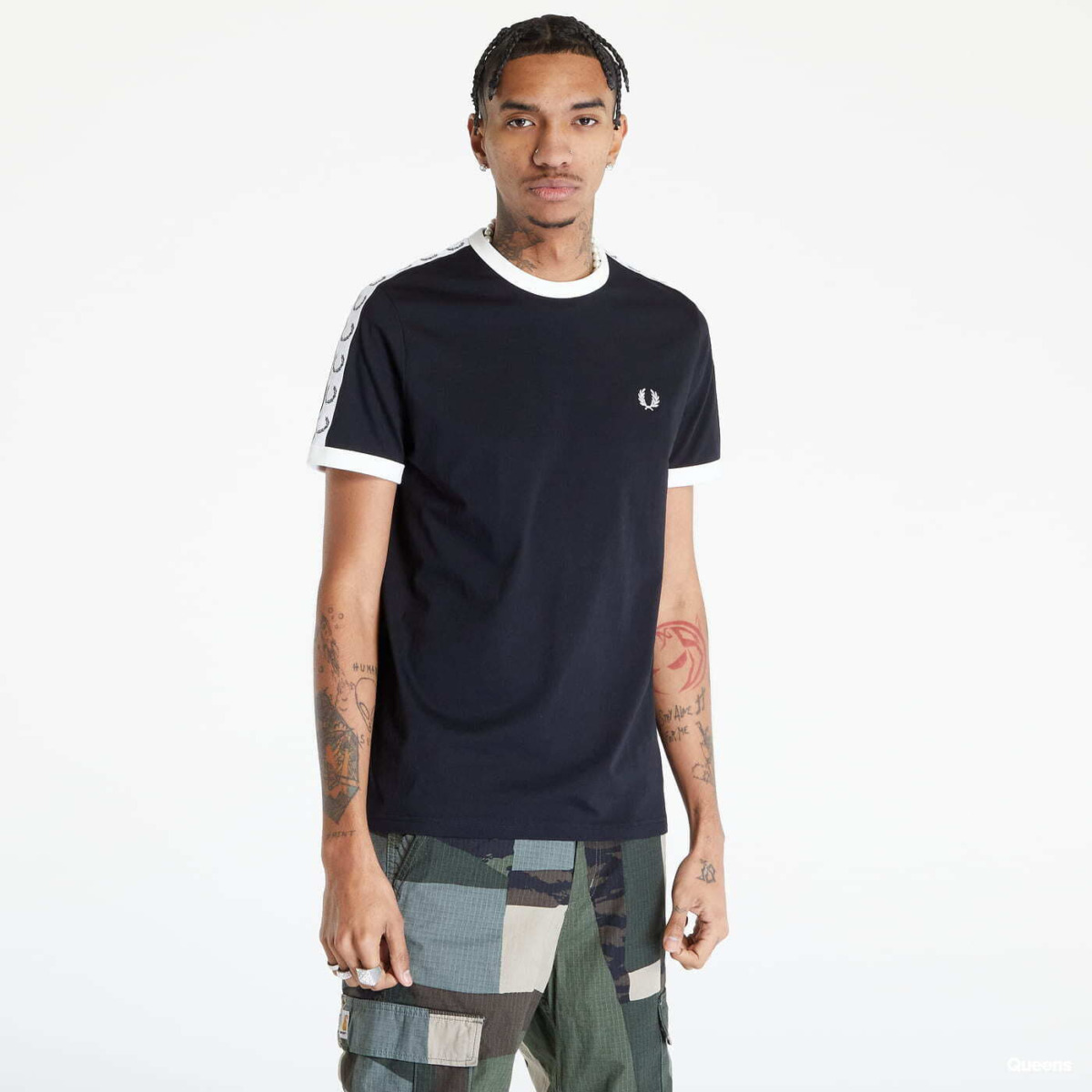 Fred Perry Mens Top in Black by Footshop GOOFASH